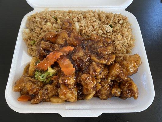 General Tso Chicken (lunch special)