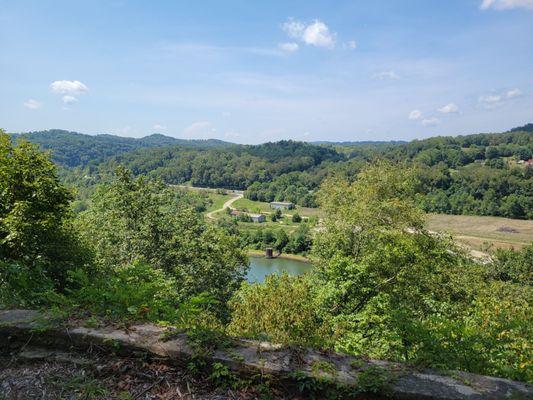 View of Monongahela River from the overlook