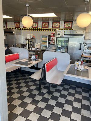 Another shot of inside Waffle House!!!