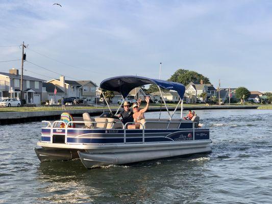 Pontoon party for 2!