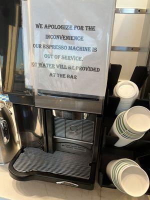 Come on now, let's get these machines fixed.