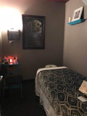 Memory Foam table and cozy room