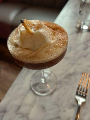 Banana cream pie, espresso, martinis