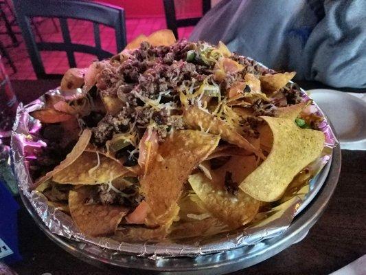 Beef nachos