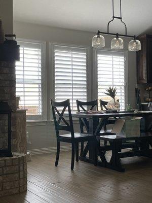 Traditional plantation shutters