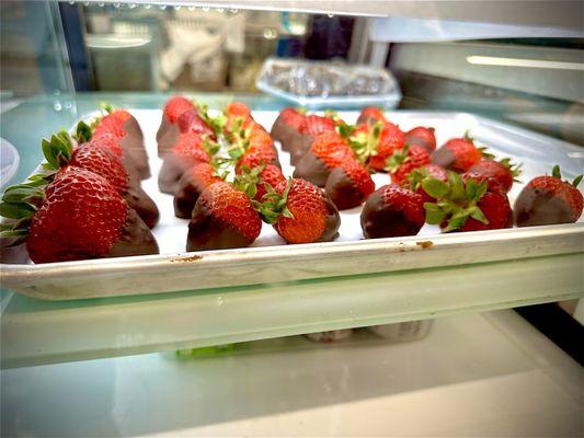 Each meal comes with a complimentary strawberry!