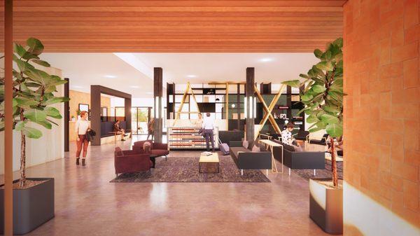 Lobby/Front Desk (rendering)