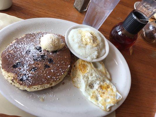 Blueberry pancakes