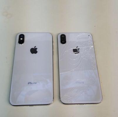 iPhone XS Max back glass replacement.