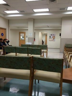 Waiting area for the urgent care.