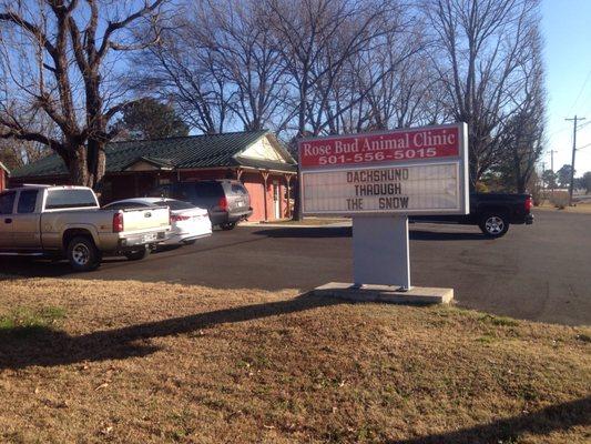 Rose Bud Animal Clinic.