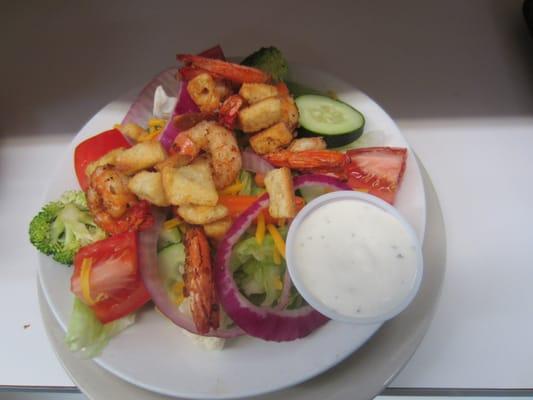 Grilled Shrimp Salad