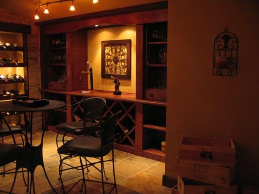 Custom Built Wine Room in Great Falls VA 
   by Angel Home Enterprise, Inc. 
   http://ahei.co