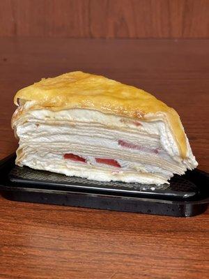 Strawberry classic crepe cake