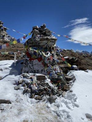 Prayer flags along the trail