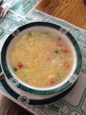 Egg drop soup !