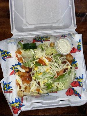 Side salad with ranch.