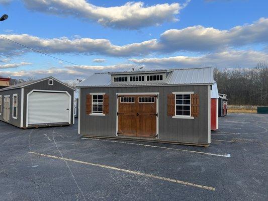 12x20 side utility with dormer