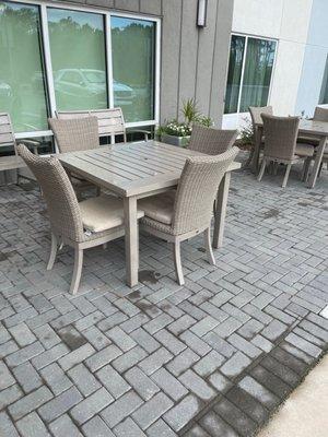 Outside seating