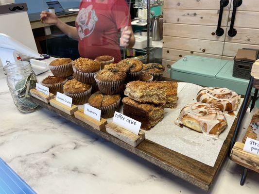 Oh yes, muffins galore. But the pumpkin muffins are special!