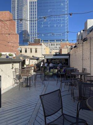 Rooftop seating