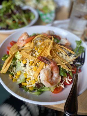 South Seas Salad with shrimp