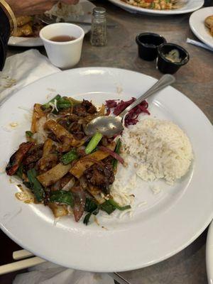 The Mongolian beef had the best flavor, one of my favorites