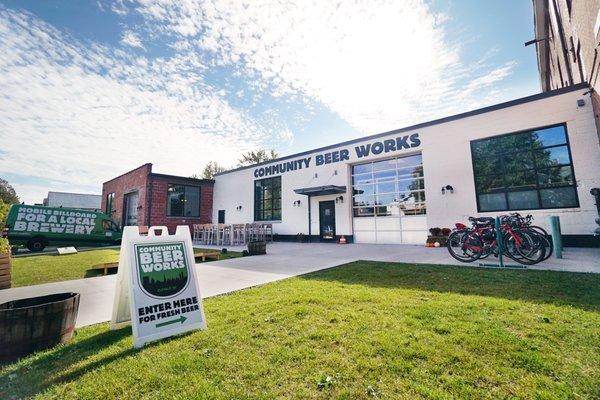 Our brewery and taproom on 7th St by the Peace Bridge!