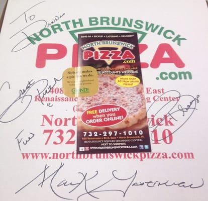 Our souvenir from NFL legend Mark Gastineau !