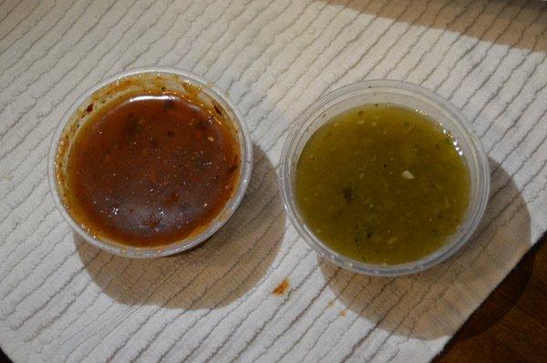 2 salsas they offer