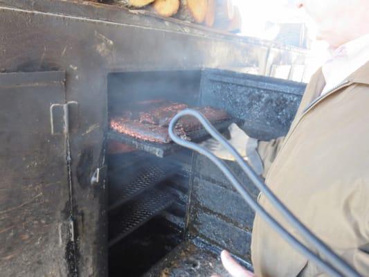 Pecan wood smoked meat :-)