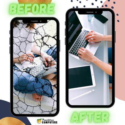 We bring cell phones back to life!  All iPhone screen repairs are done in 45 minutes or less; no appointment is needed.