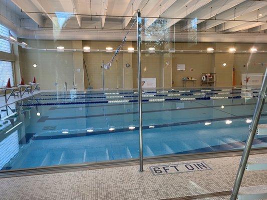 The indoor pool