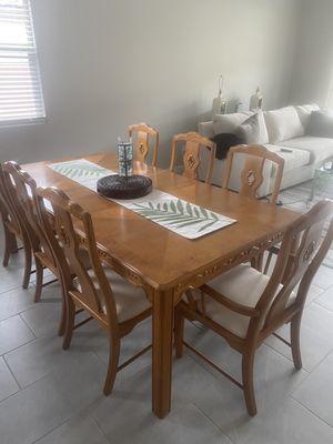 Chairs reupholstered and wood touch up