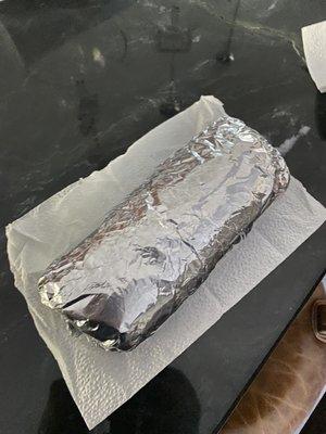 Steak burrito