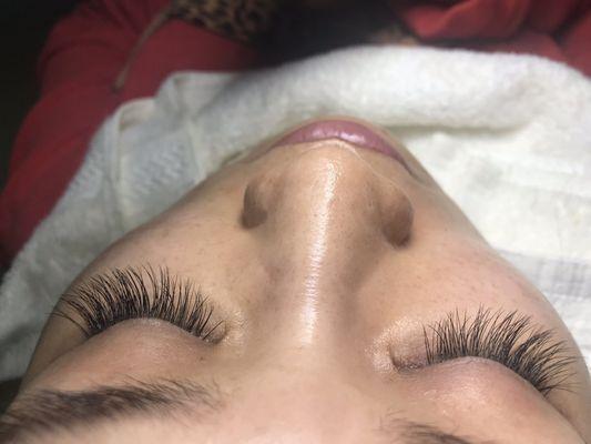 Eyelash before & after 2 to 4 weeks