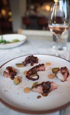 Charred octopus