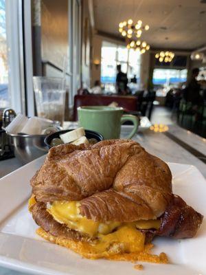 maple bacon croissant