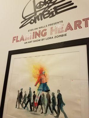 Lora Zombie 'FLAMING HEART' show 6/17