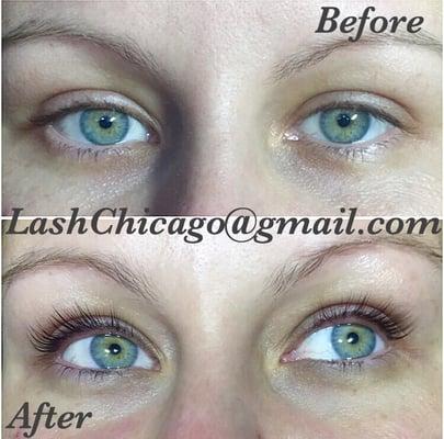 Lash lift and tint.                                       3127712288 LashChicago@gmail.com