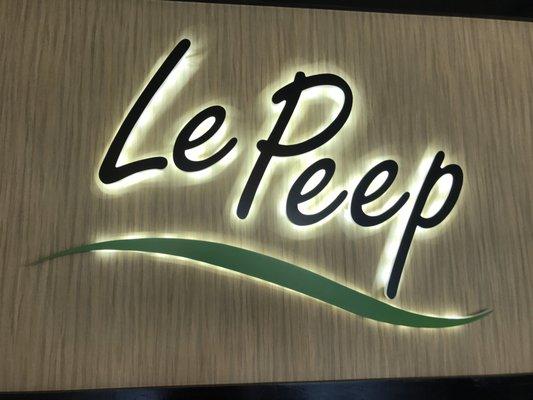 LED Back Lit Sign