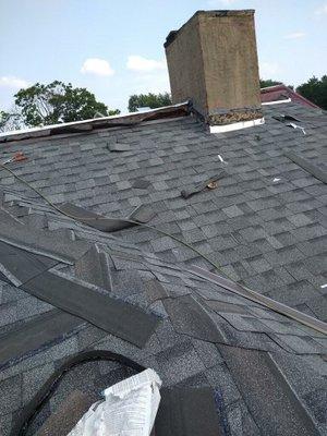 Shingle roof