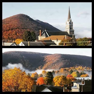 Fall view from observation deck