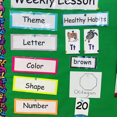 Weekly lesson plan for @mca.burbank_kids in the Pre-K classroom! Go Rainbow Class!