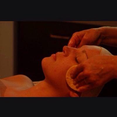 Facial service at Nadwa Hair Spa.