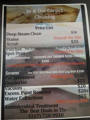 IN&OUT Carpet Cleaning