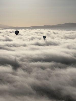 Above the clouds