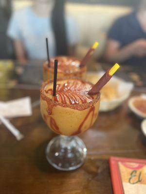 Mango chamoy margaritas