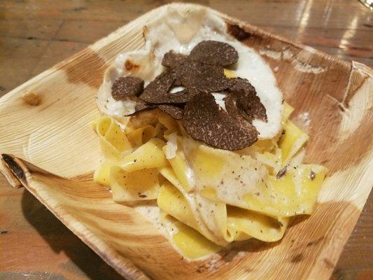 Truffle pappardelle pasta