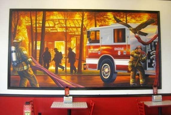 Firehouse Subs - Hattiesburg, MS on E. Hardy: Mural